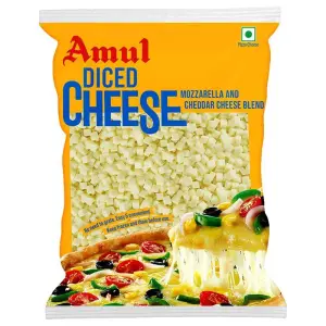 Amul Diced Cheese Mozerella (200gm)